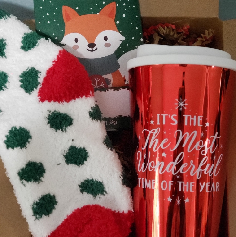 Cozy Christmas gift box